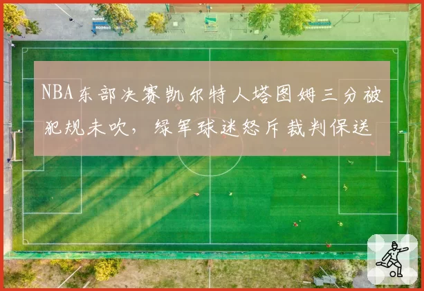 NBA东部决赛凯尔特人塔图姆三分被犯规未吹，绿军球迷怒斥裁判保送热火