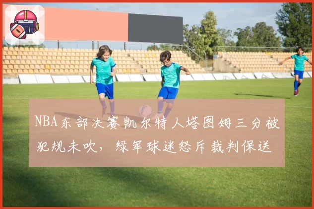 NBA东部决赛凯尔特人塔图姆三分被犯规未吹，绿军球迷怒斥裁判保送热火